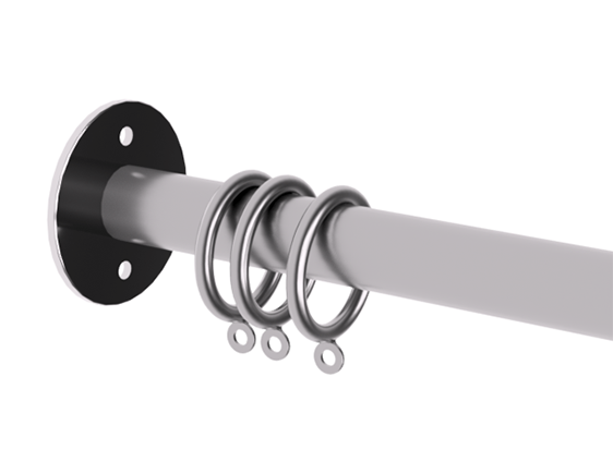 Inside mount strap rod, polished stainless reference