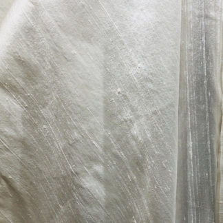 Silk Dupioni Fabric - Ivory 5002