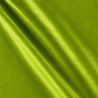 Faux Silk Dupioni – Lime F-7064 Folded Swatch