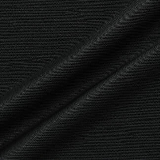 Faux Silk Taffeta – Black F-8047 Folded Swatch
