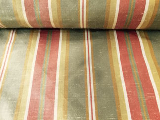 Silk Taffeta/Dupioni STRIPE – BOA/CREAM/BRICK/CARAMEL Kirkwall 299-525S Stripe