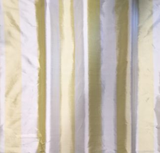 Silk Dupioni STRIPE – YELLOW/GREEN D6 Gala Stripe