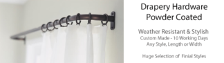 Powder Coated Drapery Hardware