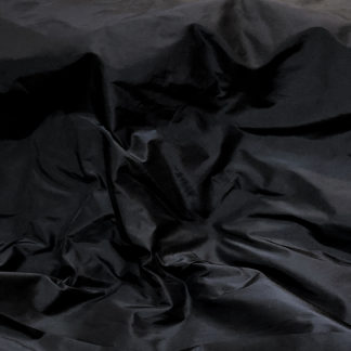 Silk Taffeta SOLID - BLACK