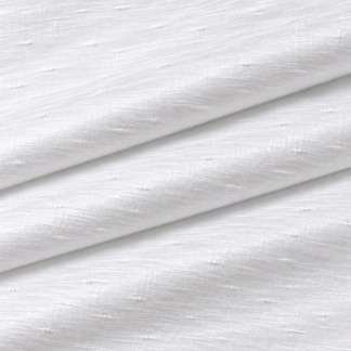 White handloom silk Dupioni fabric PF-SD00