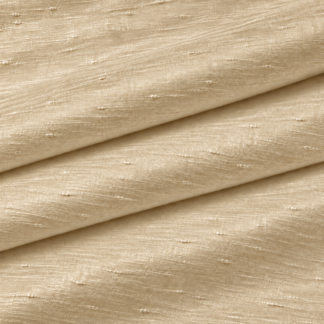 French Vanilla handloom silk Dupioni fabric PF-SD00