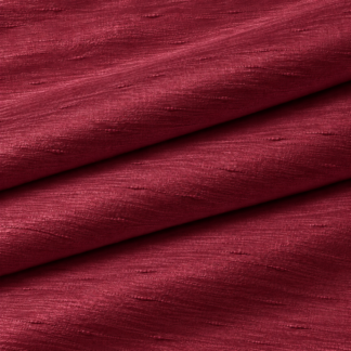 Burgundy handloom silk Dupioni fabric PF-SD00