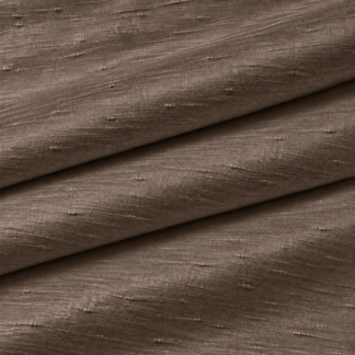Espresso handloom silk Dupioni fabric PF-SD00