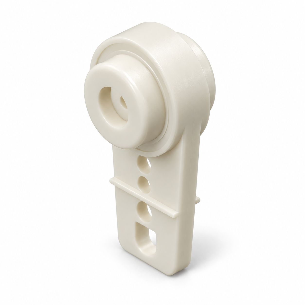 White CS Pinch Pleat carrier