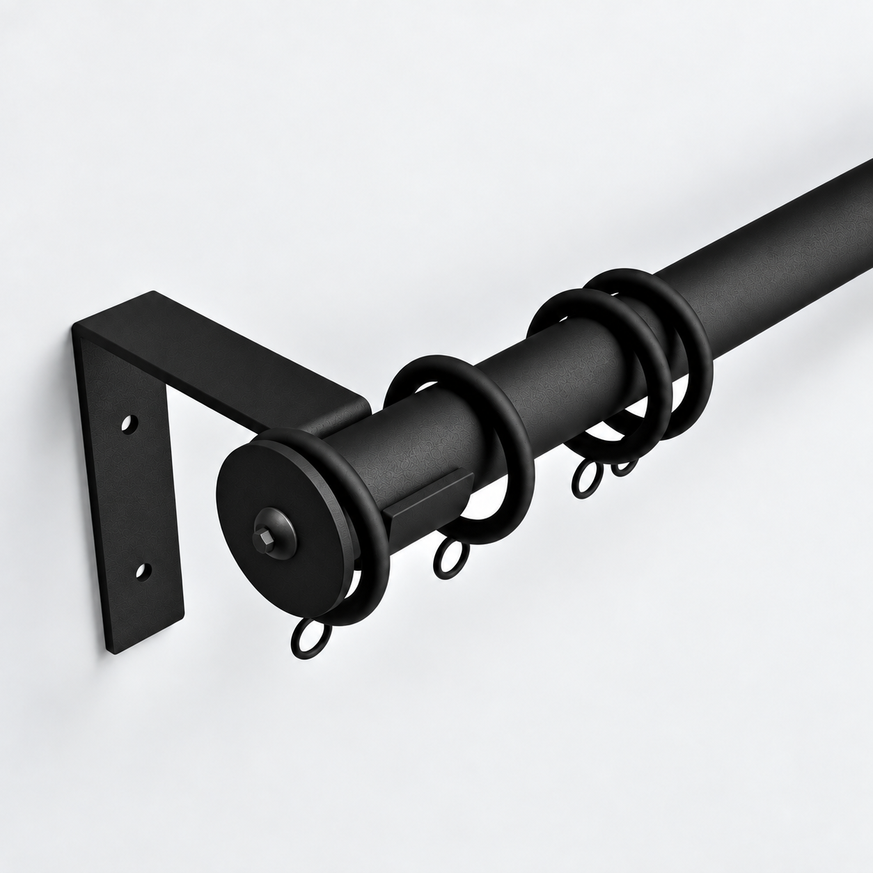 Straight Rod with Strap Brackets