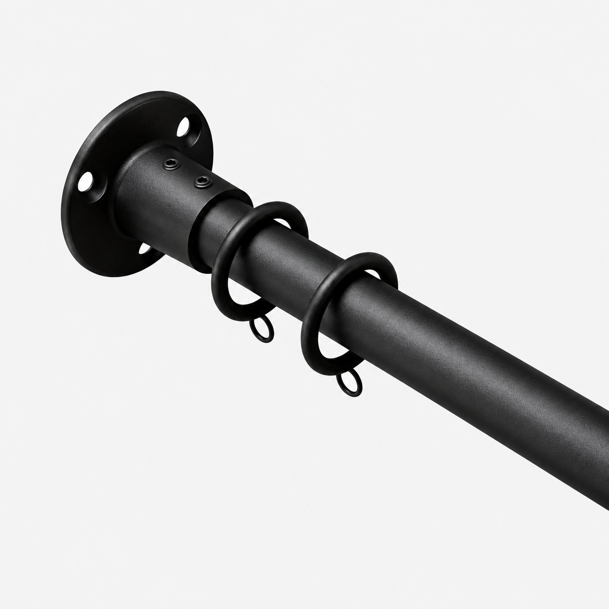 Inside Mount Straight Rod with Nautilus Brackets