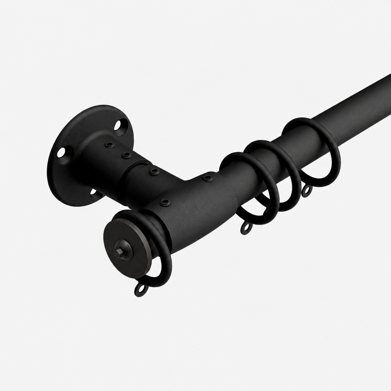 Straight Rod with Nautilus Brackets