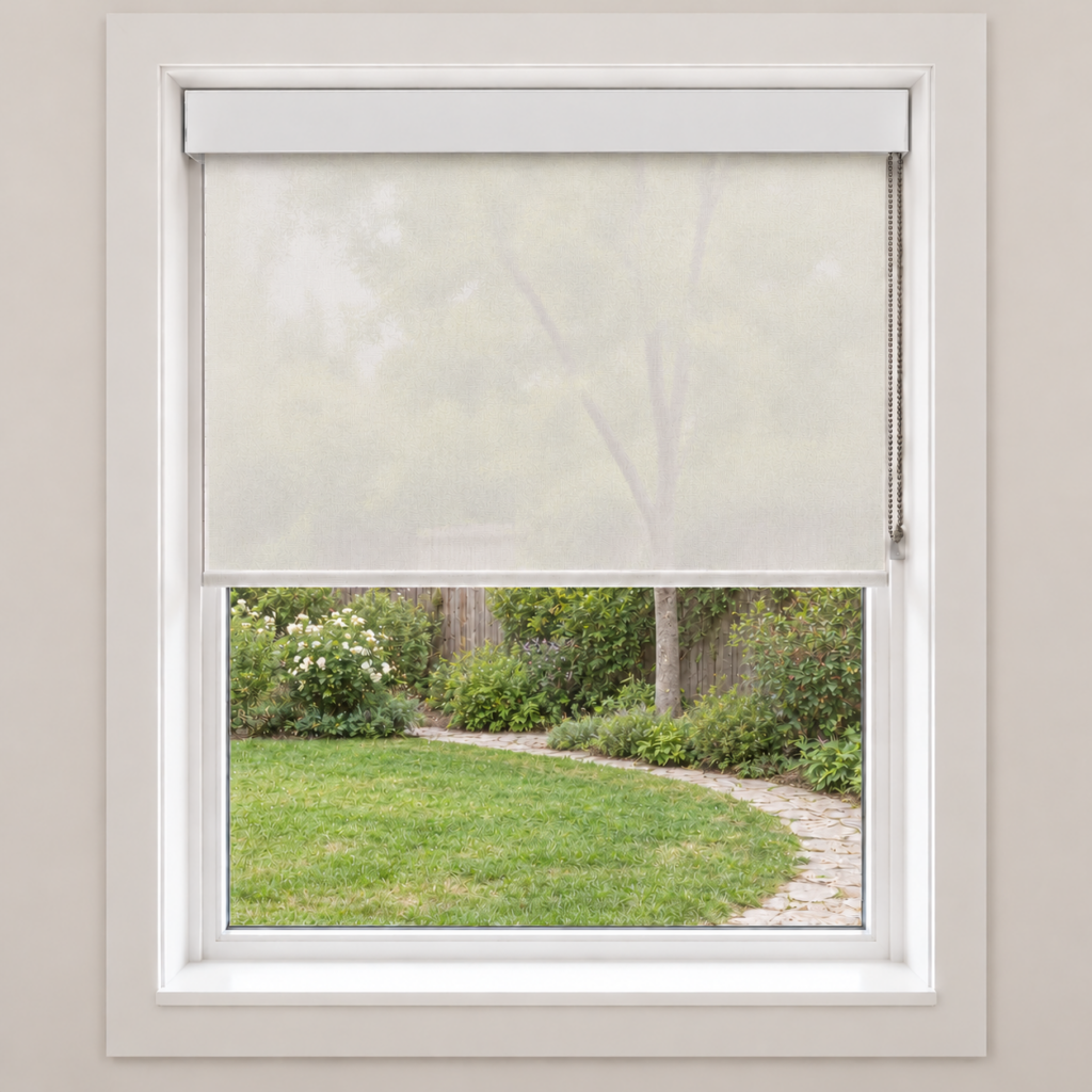 Illustrative 3 percent solar openness with filtered garden view