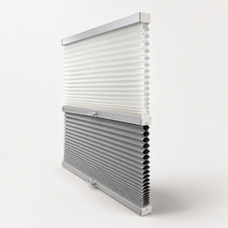 Simply Cordless Day/Night shade with fabric and operating details