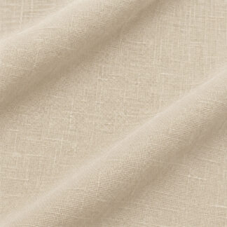 CREAM Palm Beach pure flax linen showing fine matte weave and soft folds
