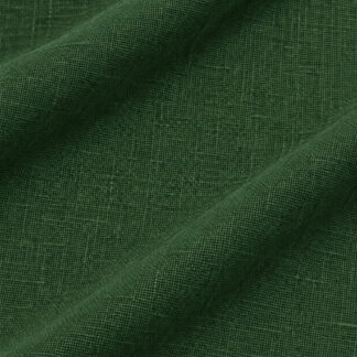 EVERGREEN Palm Beach pure flax linen showing fine matte weave and soft folds