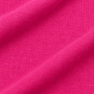 NEON FUCHSIA Palm Beach Linen fabric with soft folds and flax texture