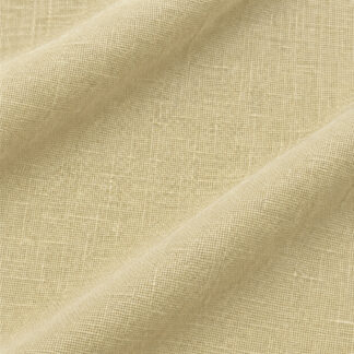 PALE YELLOW Palm Beach pure flax linen showing fine matte weave and soft folds