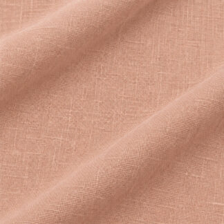 PEACH Palm Beach pure flax linen showing fine matte weave and soft folds