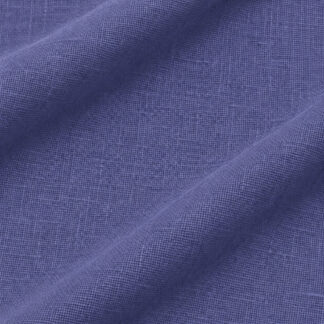 PERIWINKLE Palm Beach Linen fabric with soft folds and flax texture