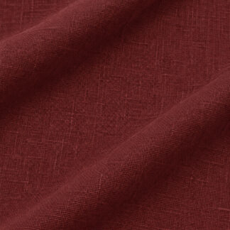 WINE Palm Beach pure flax linen showing fine matte weave and soft folds