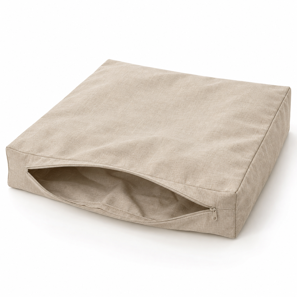 Beige replacement cover unwelted illustration