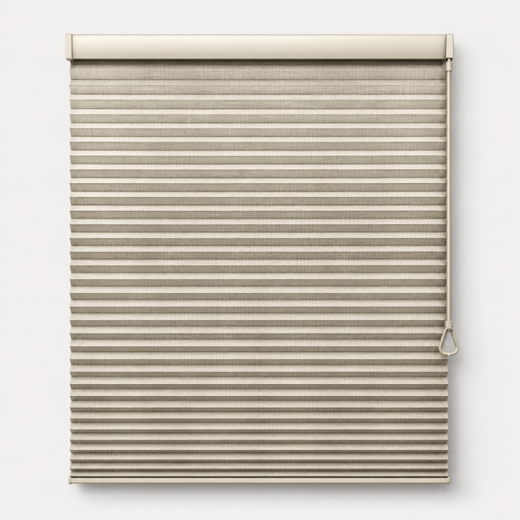 Simple Lift shade with fabric and operating details