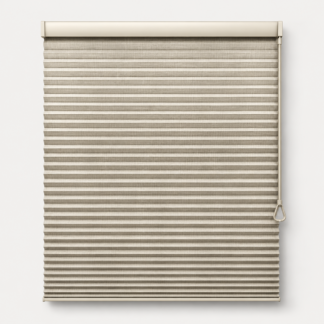 Simple Lift shade with fabric and operating details