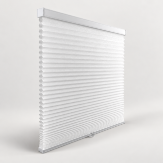 Simply Cordless shade with fabric and operating details