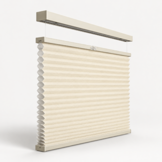 Simply Cordless Top Down Bottom Up shade with fabric and operating details