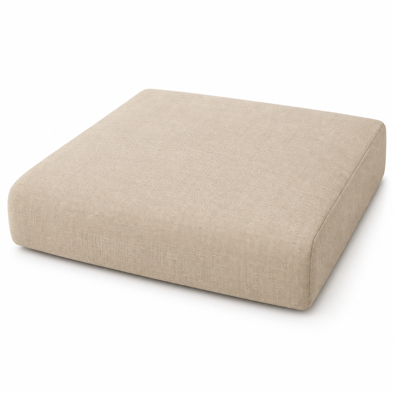 Beige waterfall cushion illustration